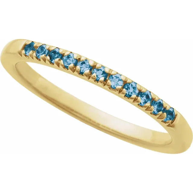 Birthstone Stackable Ring