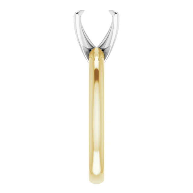 Elle 2 Tone Engagement Ring Setting