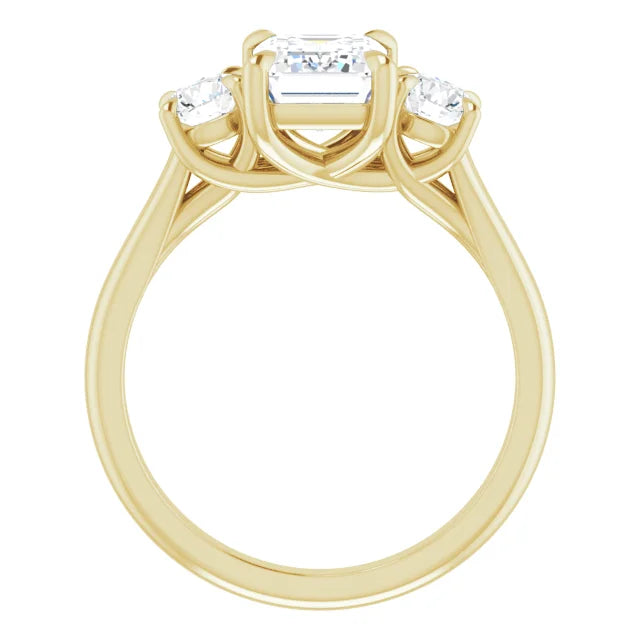 Samantha 3 Stone Engagement Ring Setting