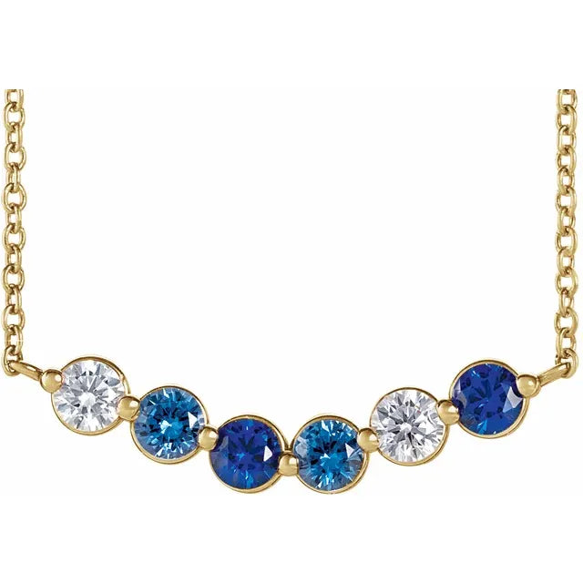 Birthstone Family Necklace