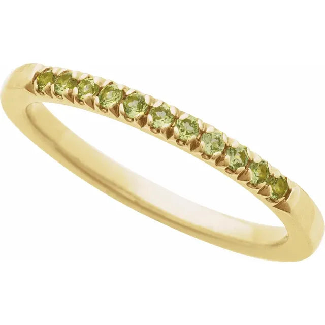 Birthstone Stackable Ring