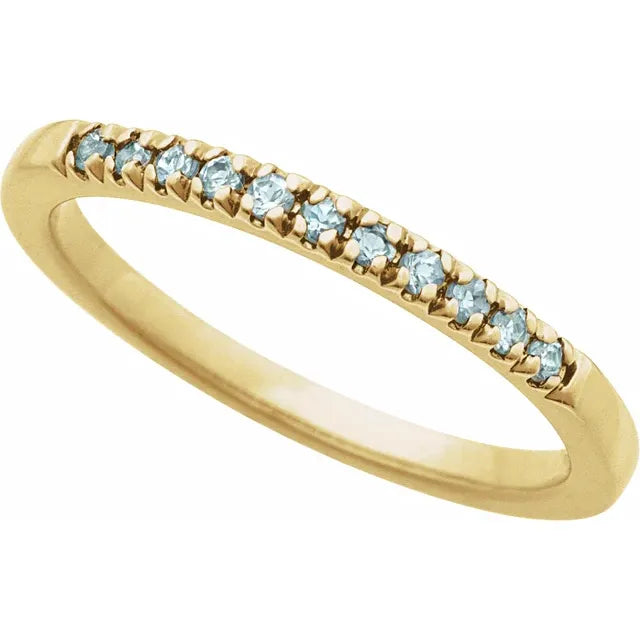Birthstone Stackable Ring