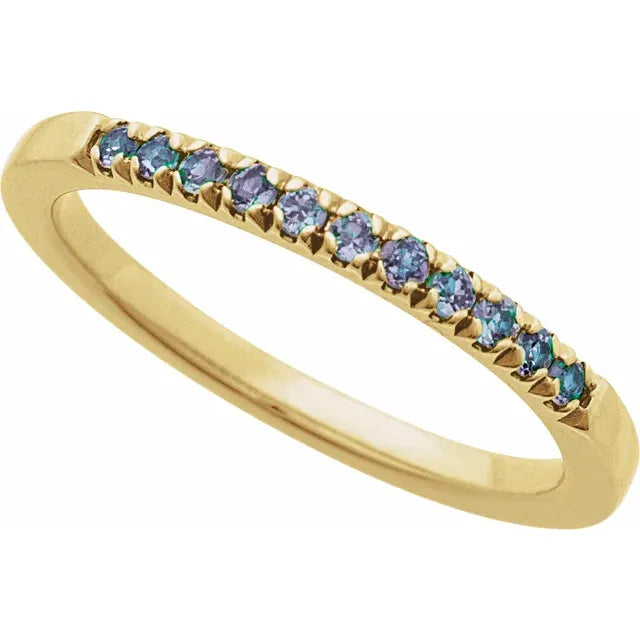 Birthstone Stackable Ring