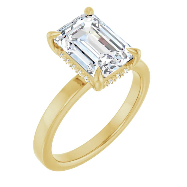 Devyn Solitaire Hidden Halo Setting