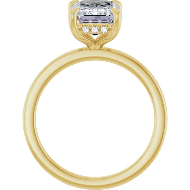 Devyn Solitaire Hidden Halo Setting