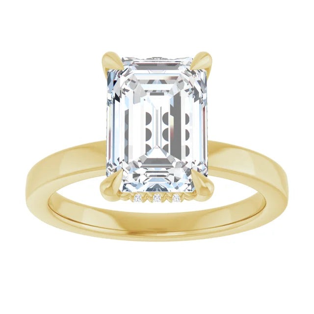 Devyn Solitaire Hidden Halo Setting