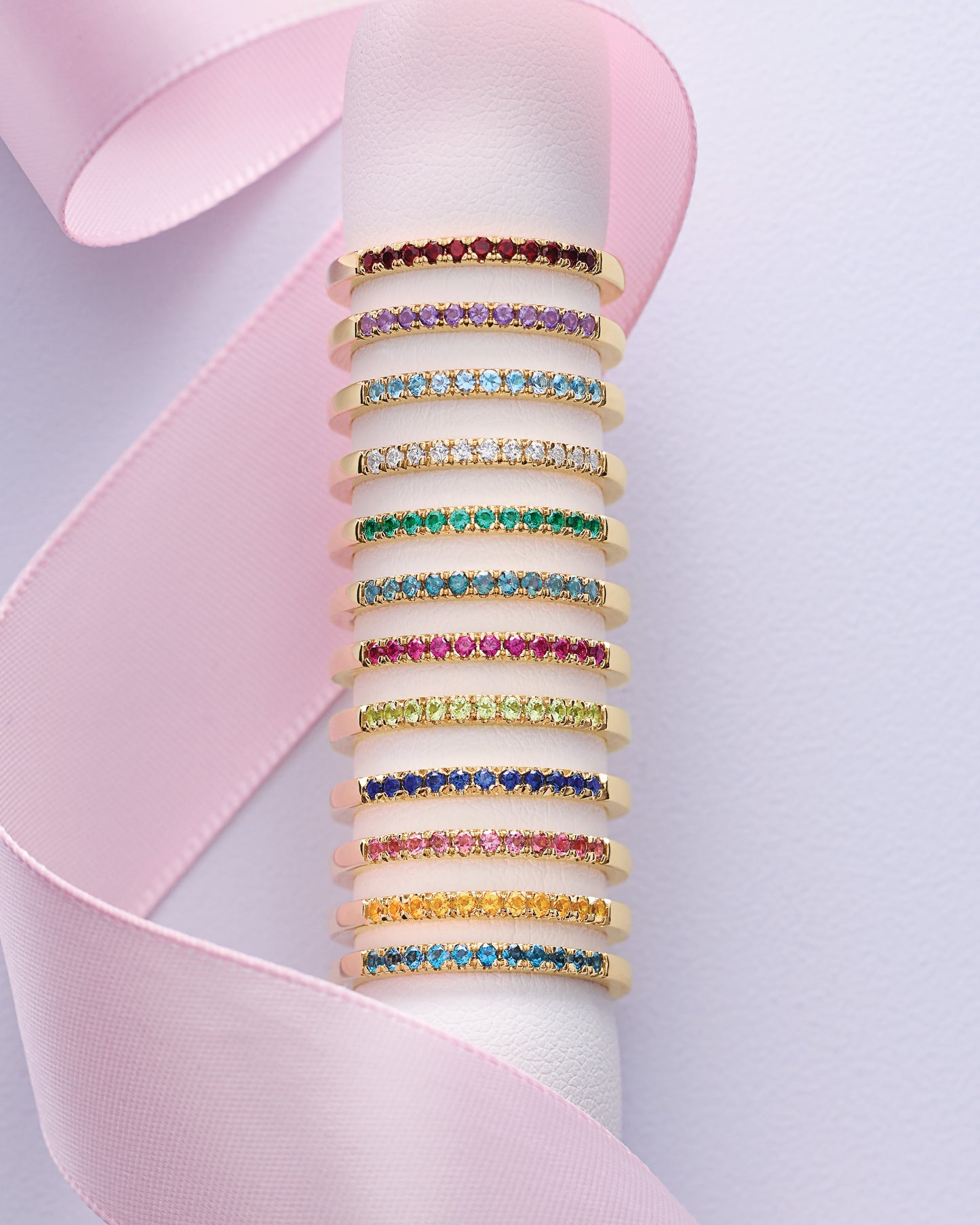 Birthstone Stackable Ring