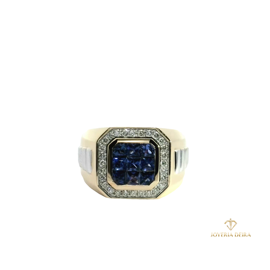 Elegant Sapphire and Diamond Ring