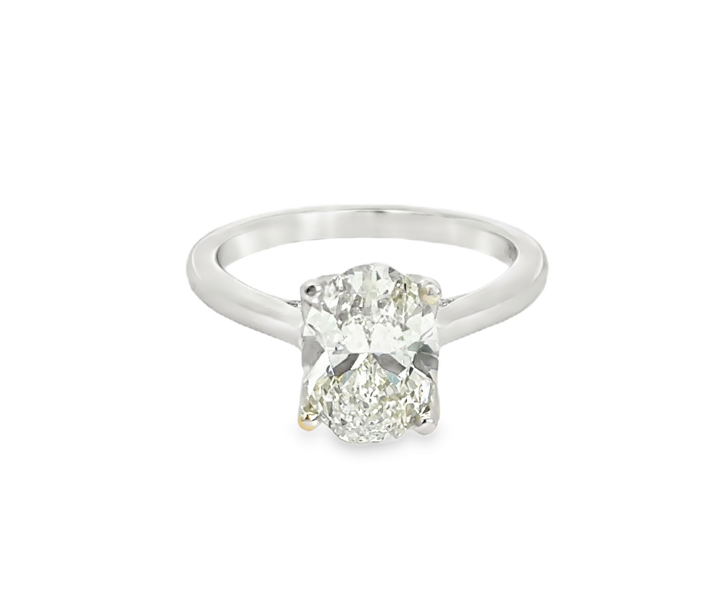 2.25 Oval Lab Grown Diamond Engagement Ring