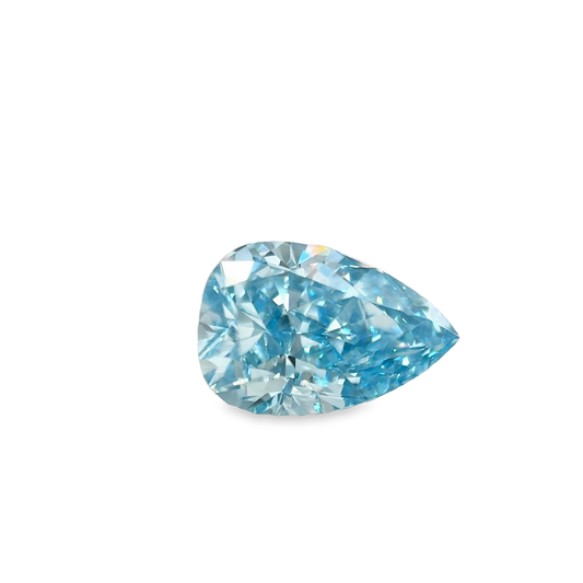 2.12ct Blue Pear Lab Grown Diamond