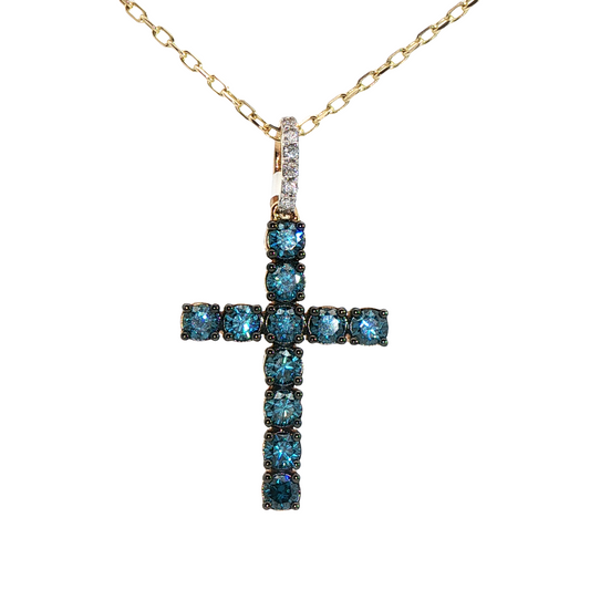 Blue Diamond Cross