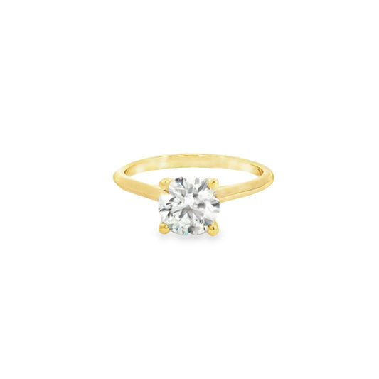 1.4ct Solitaire Round Lab Grown Diamond Engagement Ring