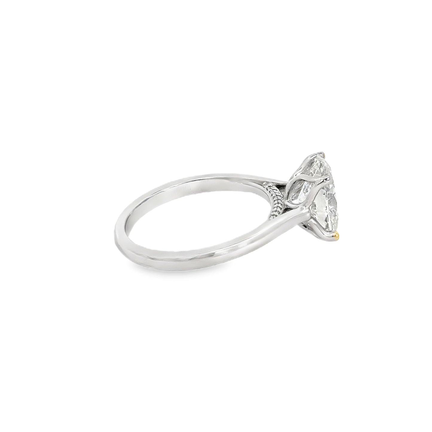 2.25 Oval Lab Grown Diamond Engagement Ring