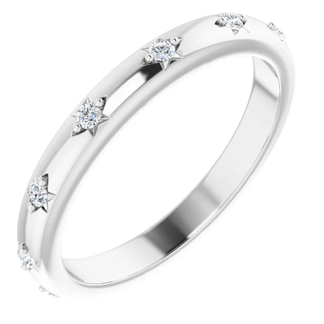 Star Set Eternity Band