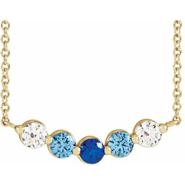 Birthstone Family Necklace