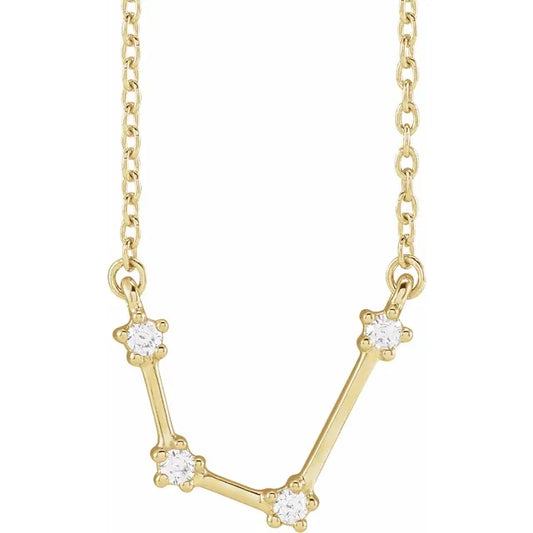 Zodiac Natural Diamond Necklace