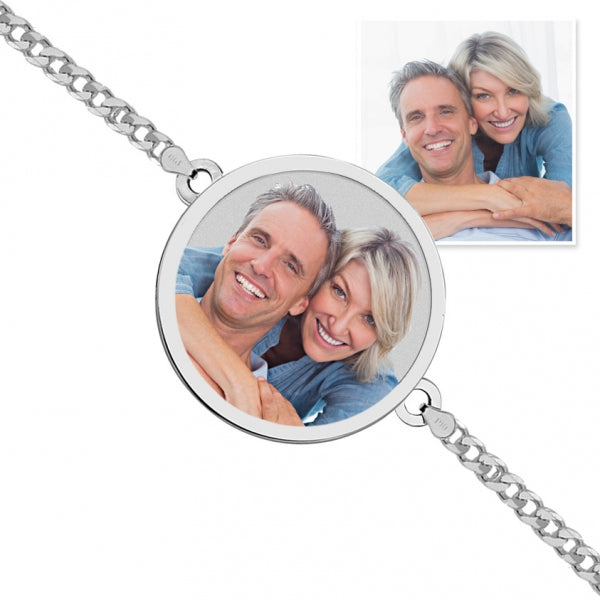 Picture Bracelet Heart or Round